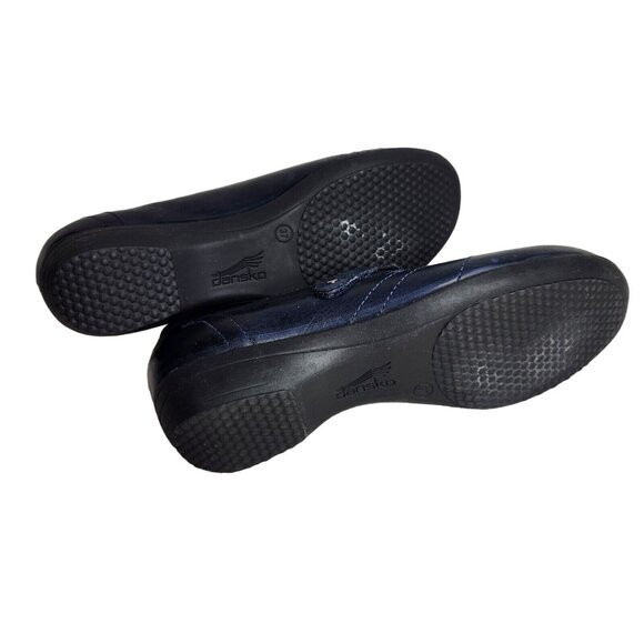 Dansko Womens Size 37 6.5 - 7 Slip On Blue comfort Shoes Slip Resistant 84 - Picture 11 of 11